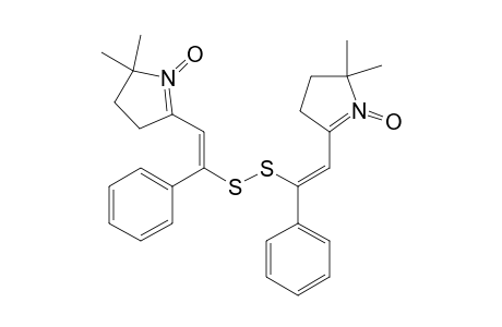 BIS-[2-(5,5-DIMETHYLPYRROLINE-1-OXIDE-2-YL)-1-PHENYLETHENE-1-YL]-DISULFIDE