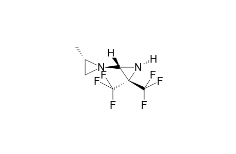 TRANS-2-(2-METHYLAZIRIDINO)-3,3-BIS(TRIFLUOROMETHYL)AZIRIDINE (ISOMER1)