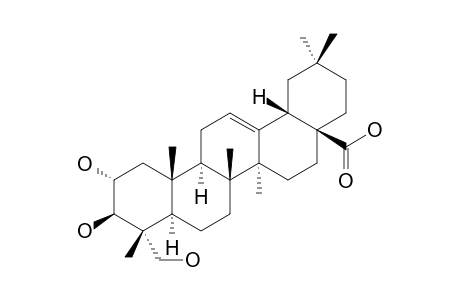 ARJUNOLIC-ACID;2-ALPHA,3-BETA,23-TRIHYDROXY-OLEAN-12-EN-28-OIC-ACID