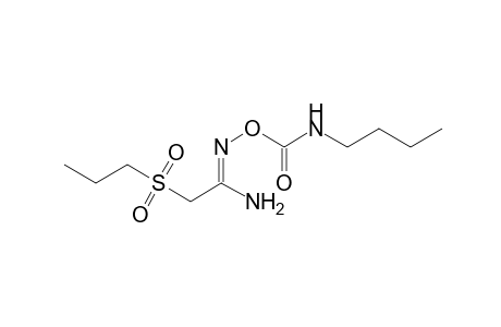 O-(butylcarbamoyl)-2-(propylsulfonyl)acetamidoxime