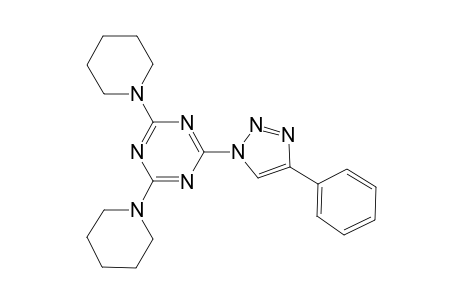 1,3,5-triazine, 2-(4-phenyl-1H-1,2,3-triazol-1-yl)-4,6-di(1-piperidinyl)-