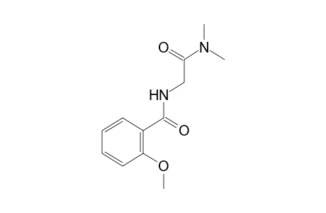 N-[(dimethylcarbamoyl)methyl]-o-anisamide