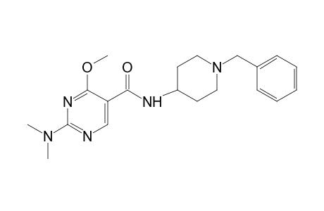 N-(1-benzyl-4-piperidyl)-2-(dimethylamino)-4-methoxy-5-pyrimidinecarboxamide