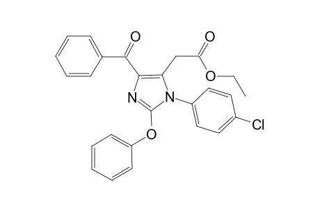 Ethyl 2-(4-Benzoyl-1-(4-chlorophenyl)-2-phenoxy-1H-imidazol-5-yl)acetate