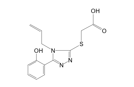 {[4-ALLYL-5-(o-HYDROXYPHENYL)-4H-1,2,4-TRIAZOL-3-YL]THIO}ACETIC ACID