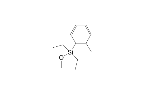 Diethylmethoxy-o-tolylsilane