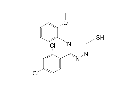 5-(2,4-dichlorophenyl)-4-(o-methoxyphenyl)-4H-1,2,4-triazole-3-thiol