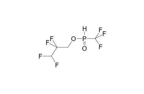 O-1,1,3-TRIHYDROTETRAFLUOROPROPYL(TRIFLUOROMETHYL)PHOSPHONOUS ACID