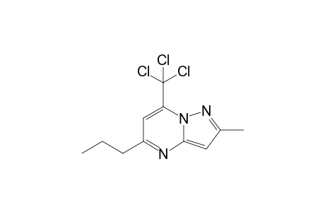 7-(Trichloromethyl)-2-methyl-5-propylpyrazolo[1,5-a]pyrimidine