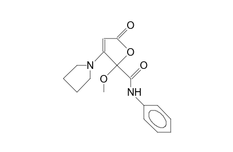 5-Methoxy-5-phenylcarbamoyl-4-(pyrrolidin-1-yl)-furan-2(5H)-one