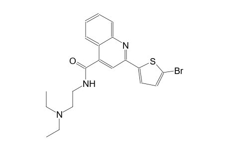 2-(5-bromo-2-thienyl)-N-[2-(diethylamino)ethyl]-4-quinolinecarboxamide