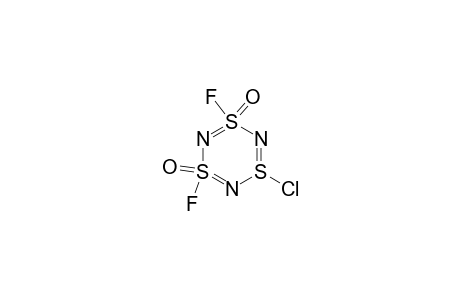 1H,3H,5H-1,3,5,2,4,6-Trithiatriazine, 5-chloro-1,3-difluoro-, 1,3-dioxide