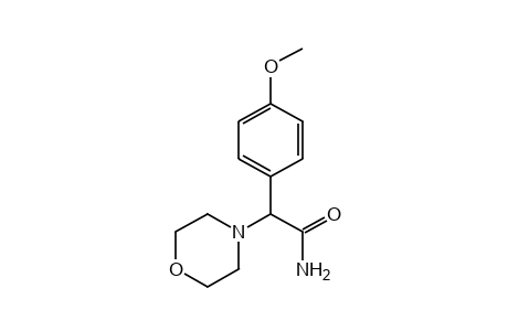 alpha-(p-METHOXYPHENYL)-4-MORPHOLINEACETAMIDE