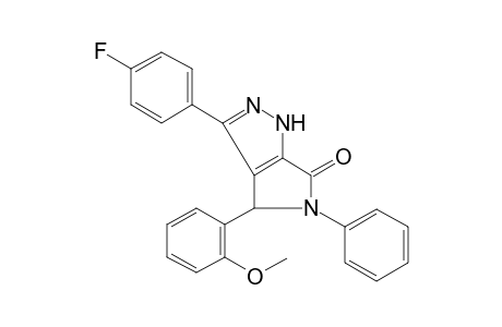 3-(4-fluorophenyl)-4-(2-methoxyphenyl)-5-phenyl-4,5-dihydropyrrolo[3,4-c]pyrazol-6(1H)-one