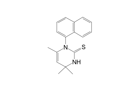 4,4,6-Trimethyl-1-naphthalen-1-yl-3,4-dihydro-1H-pyrimidine-2-thione