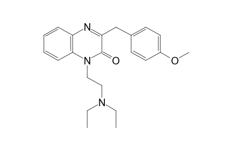 1-[2-(diethylamino)ethyl]-3-(p-methoxybenzyl)-2-(1H)-quinoxalinone