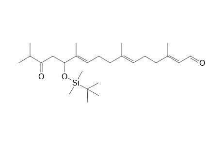 (2E,6E,10E)-12-tert-Butyldimethylsilyloxy-3,7,11,15-tetramethyl-14-oxohexadeca-2,6,10-trienal