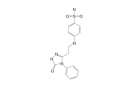 4-[[2-(5-OXO-4-PHENYL-4,5-DIHYDRO-1H-1,2,4-TRIAZOL-3-YL)-ETHYL]-AMINO]-BEZENE-1-SULFONAMIDE