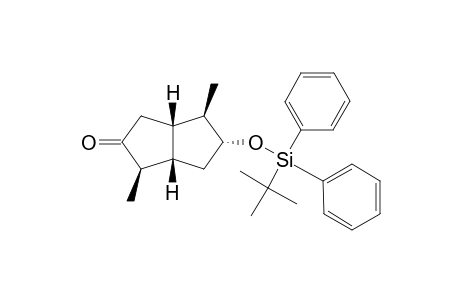 (1R,3AS,4R,5R,6AS)-5-[[TERT.-BUTYL-(DIPHENYL)-SILYL]-OXY]-1,4-DIMETHYLHEXAHYDROPENTALEN-2(1H)-ONE