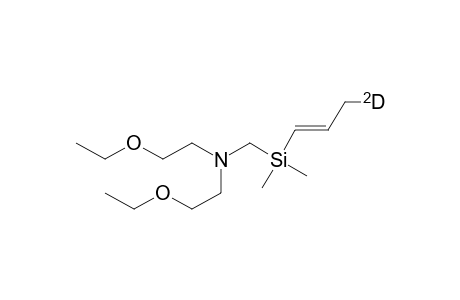 Ethanamine, N-[(dimethyl-1-propenyl-3-d-silyl)methyl]-2-ethoxy-N-(2-ethoxyethyl)-, (E)-