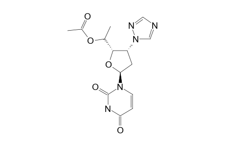 1-[5-O-ACETYL-3-(1,2,4-TRIAZOL-1-YL)-2,3,6-TRIDEOXY-ALPHA-L-ARABINO-HEXOFURANOSYL)-URACIL