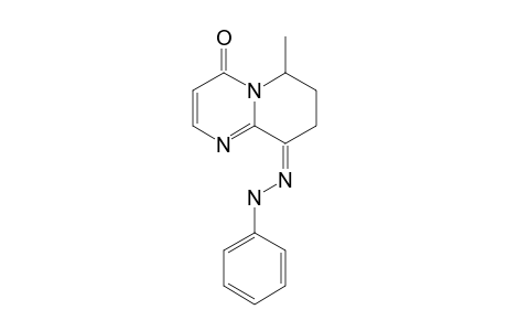 Z-6-METHYL-9-PHENYLHYDRAZONO-6,7,8,9-TETRAHYDRO-4H-PYRIDO-[1,2-A]-PYRIMIDINE-4-ONE