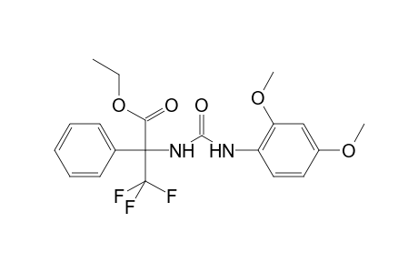 Benzeneacetic acid, .alpha.-[[[(2,4-dimethoxyphenyl)amino]carbonyl]amino]-.alpha.-(trifluoromethyl)-, ethyl ester