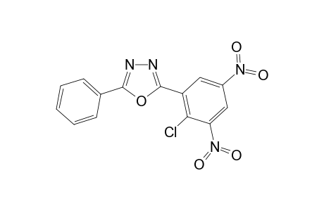 2-(2-Chloro-3,5-dinitrophenyl)-5-phenyl-1,3,4-oxadiazole