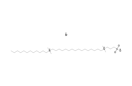 1-(N,N-DIMETHYLAMMNIO,N-PROPYL-1-SULFONATE)-16-(N',N'-DIMETHYL,N'-DODECYLAMMNONIUM-BROMIDE)-HEXADECANE