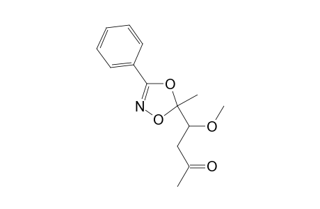 4-methoxy-4-(5-methyl-3-phenyl-1,4,2-dioxazol-5-yl)butan-2-one