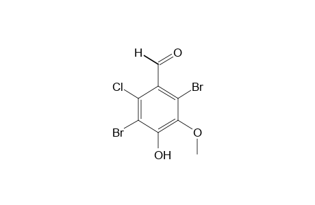 6-chloro-2,5-dibromovanillin