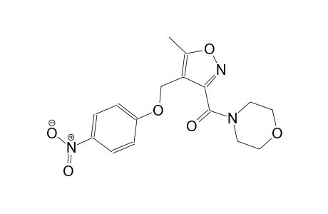 4-({5-methyl-4-[(4-nitrophenoxy)methyl]-3-isoxazolyl}carbonyl)morpholine