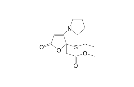 5-Ethylthio-5-(methoxycarbonylmethyl)-4-(pyrrolidin-1-yl)-furan-2(5H)-one