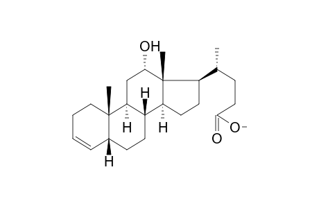 12-HYDROXY-METHYL-5-BETA-CHOL-3-ENOATE