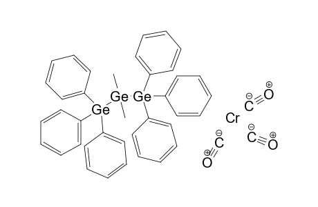 Chromium dimethyl-bis(triphenylgermyl)germane tricarbonyl