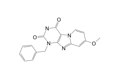 1-BENZYL-8-METHOXY-1H,3H-PYRIDO-[2,1-F]-PURINE-2,4-DIONE