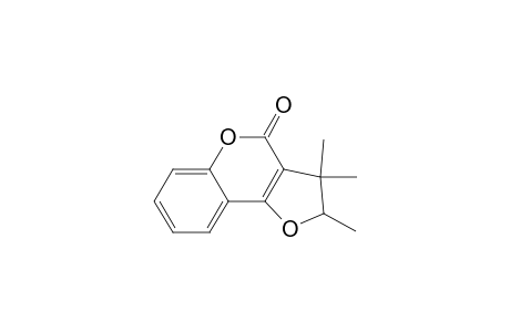 4-Oxo-2,3-dihydro-2,3,3-trimethyl-4H-furo(3,2-C)(1)benzopyran