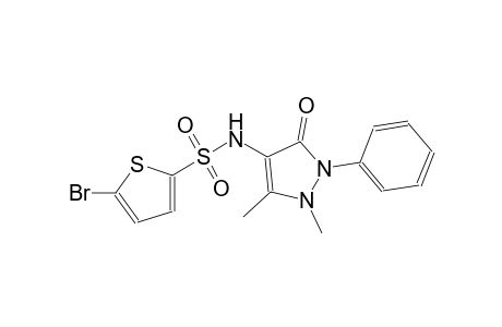 5-bromo-N-(1,5-dimethyl-3-oxo-2-phenyl-2,3-dihydro-1H-pyrazol-4-yl)-2-thiophenesulfonamide