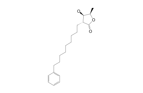 (2S,3S,4S)-2-(9'-PHENYL-N-NONYL)-3-HYDROXY-4-METHYL-BUTANOLIDE