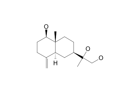 (1S,6S,9S,10R,11RS)-1,11,13-TRIHYDROXY-BETA-SELINENE