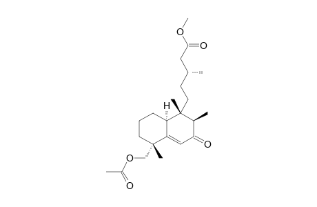 18-ACETOXY-FRIEDOLABD-5-EN-7-ONE-15-OIC-ACID-METHYLESTER