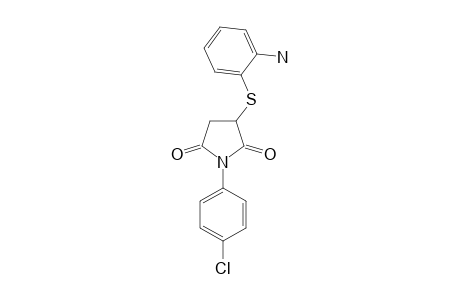 2-[(o-aminophenyl)thio]-N-(p-chlorophenyl)succinimide