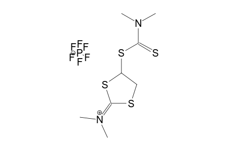 4-(N,N-DIMETHYLDITHIOCARBAMATO)-2-(N,N-DIMETHYLIMINO)-1,3-DITHIOLANE-HEXAFLUOROPHOSPHATE