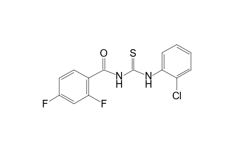 1-(o-chlorophenyl)-3-(2,4-difluorobenzoyl)-2-thiourea