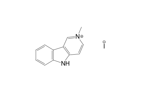 2-methyl-5H-pyrido[4,3-b]indolium iodide