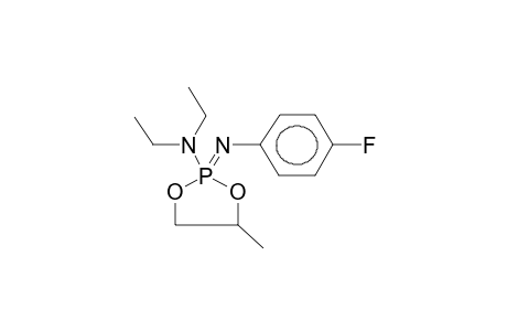 2-DIETHYLAMINO-2-(PARA-FLUOROPHENYLIMINO)-4-METHYL-1,3,2-DIOXAPHOSPHOLANE