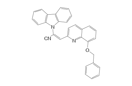 (Z)-3-(8'-Benzyloxy-2'-quinolinyl)-2-(9''-carbazolyl)acrylonitrile