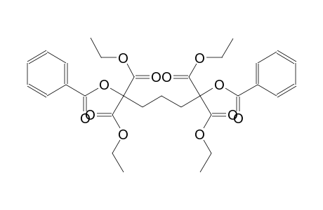 tetraethyl 1,5-bis(benzoyloxy)-1,1,5,5-pentanetetracarboxylate