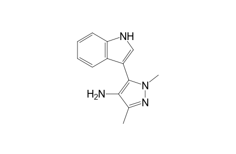 3-(4-AMINO-1,3-DIMETHYLPYRAZOL-5-YL)-INDOLE