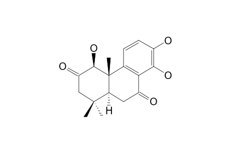 1-BETA,13,14-TRIHYDROXY-8,11,13-PODOCARPATRIENE-2,7-DIONE